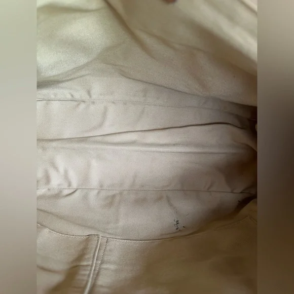 SALVATORE FERRAGAMO Tan Brown Leather Gancini Satchel Flap Bowler Bag Italy - Picture 7 of 10